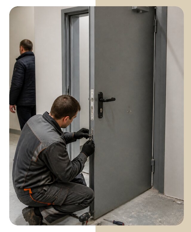 Ремонт противопожарной двери в Сасове по цене 6568 р. | ДвериЛегко-Ссв