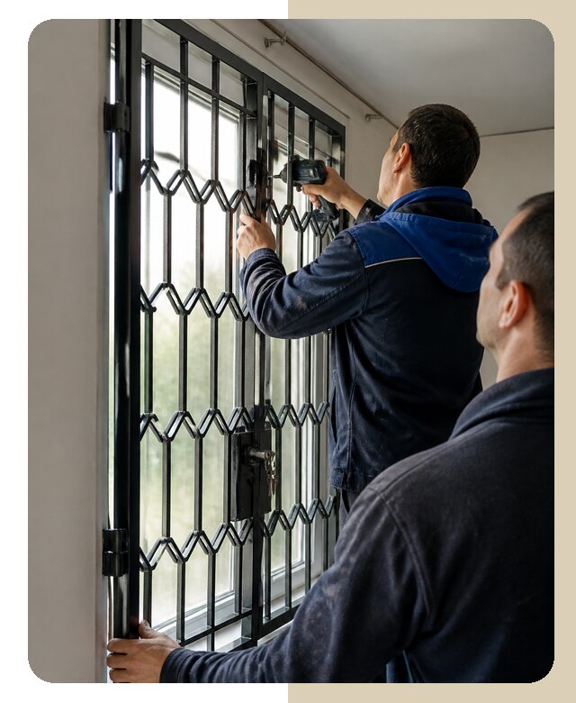 Установка распашных решеток в Сасове цена от 6568 р. | ДвериЛегко-Ссв