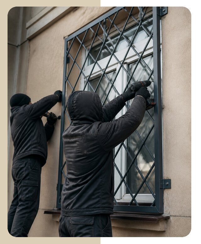 Установка антивандальных решеток на окна в Сасове